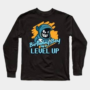 Birthday Boy Time To Level Up Long Sleeve T-Shirt